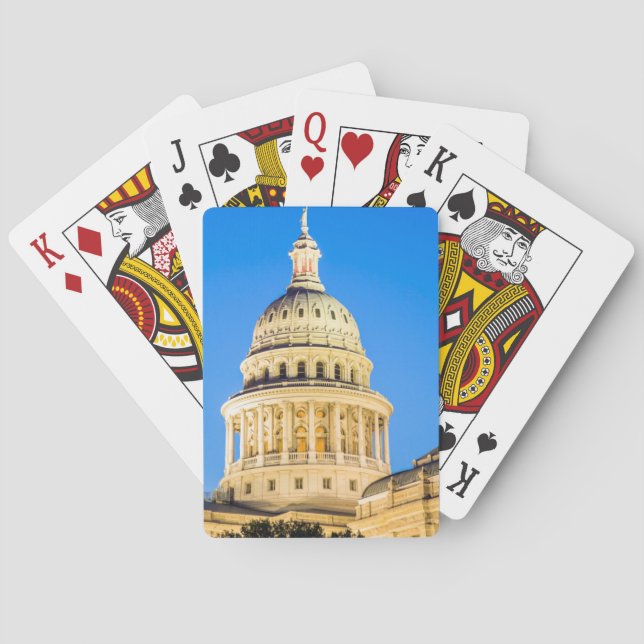 USA, Texas, Austin. Capitol Building (1888) 2 Playing Cards (Back)