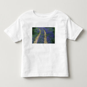 USA, Texas, near Marble Falls, Tracks in blue Toddler T-Shirt