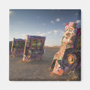 USA, TEXAS, Panhandle Area, Amarillo: Cadillac 2 Magnet