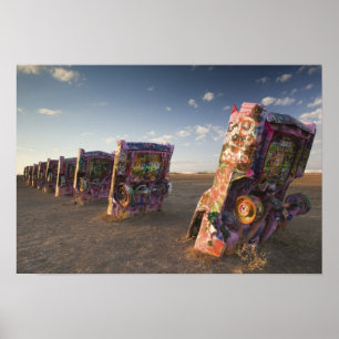 USA, TEXAS, Panhandle Area, Amarillo: Cadillac 2 Poster