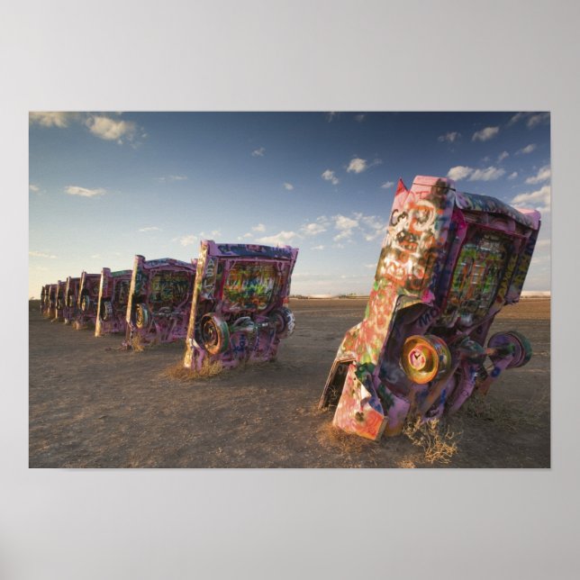 USA, TEXAS, Panhandle Area, Amarillo: Cadillac 2 Poster (Front)