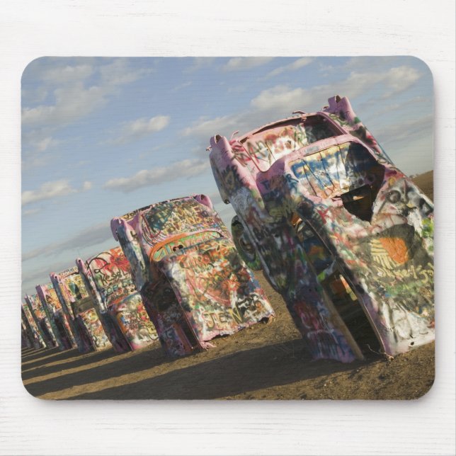 USA, TEXAS, Panhandle Area, Amarillo: Cadillac Mouse Mat (Front)