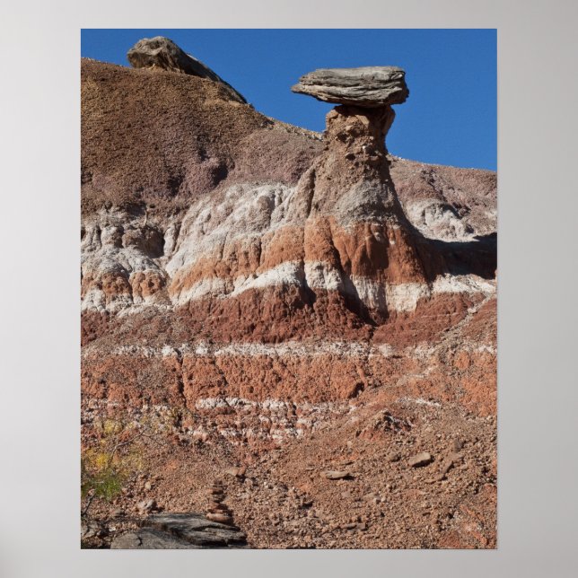 USA, Texas, Panhandle, Hoodoo Poster (Front)