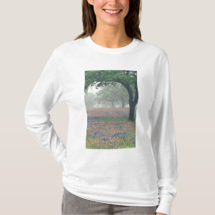 USA, Texas. Texas paintbrush and bluebonnets T-Shirt