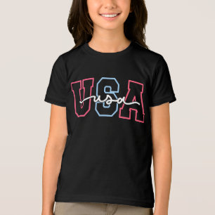 USA Text 4th Of July Design-62118 Tri-Blend Shirt