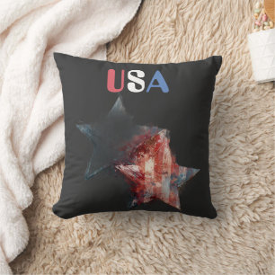 USA Throw Pillow