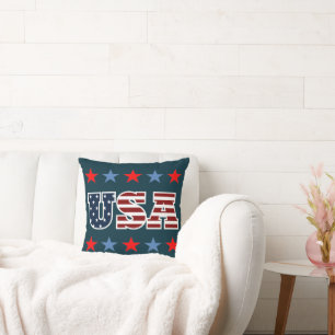 USA Throw Pillow