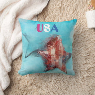 USA Throw Pillow