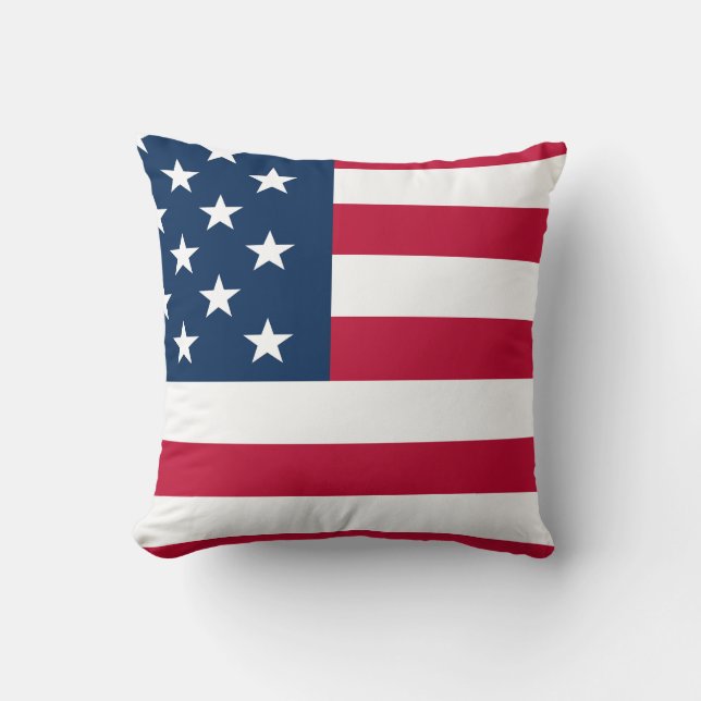 USA Throw Pillow - American Dream (Front)