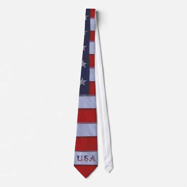 USA -TIE- AMERICAN FLAG TIE (Front)