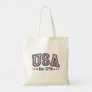 USA Tote Bag, Fourth of July, Patriotic Bag