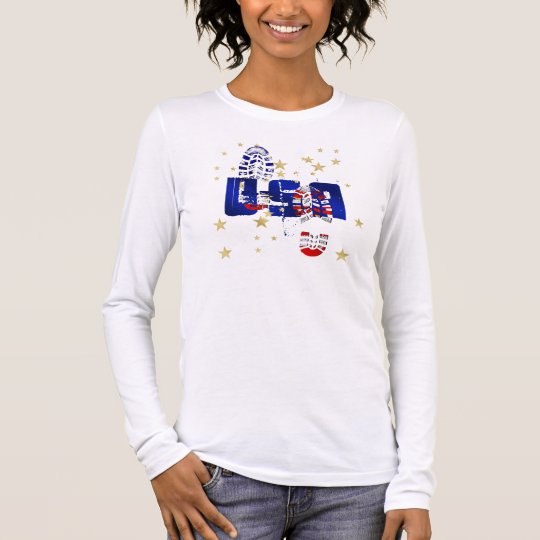 USA training motivational gifts and gear Long Sleeve T-Shirt