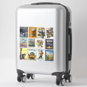 USA Travel Poster stickers