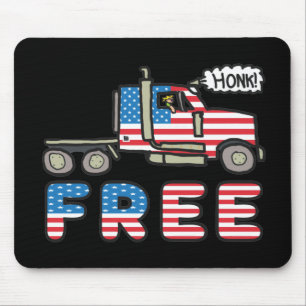 USA Trucking Free Mouse Mat