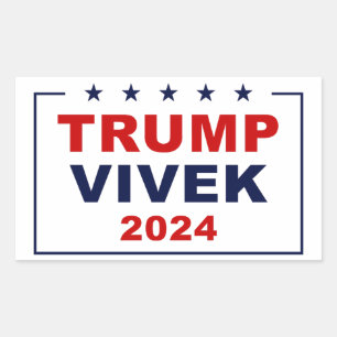 USA Trump Vivek 2024 Rectangular Sticker