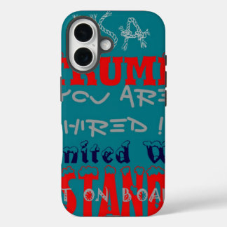USA Trump You Are Hired! United We Stand Art Print iPhone 16 Case