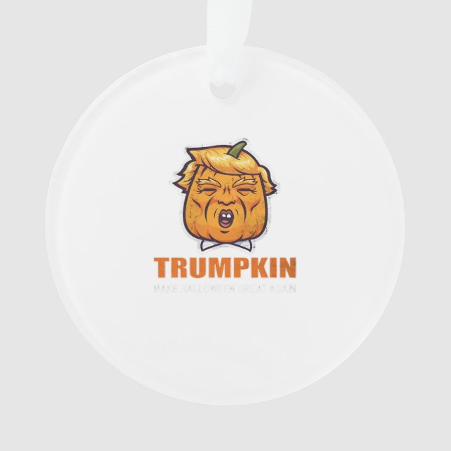 Usa Trumpkin Make Halloween Great Again Costume Cl Ornament (Front)