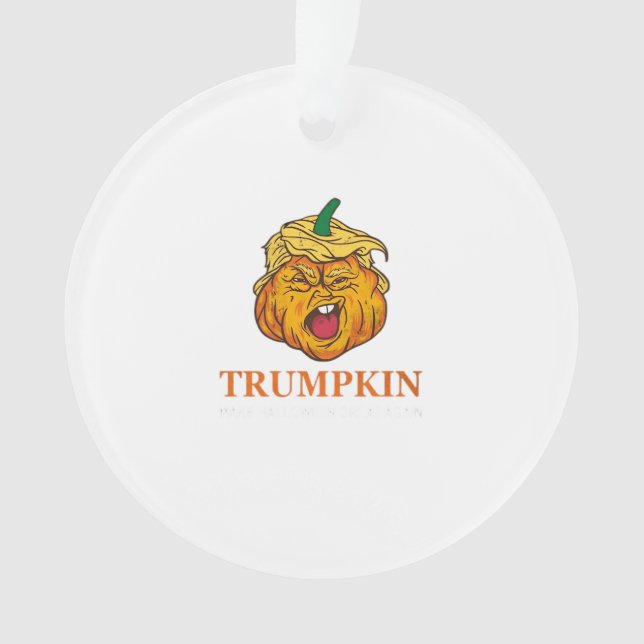 Usa Trumpkin Make Halloween Great Again Costume Cl Ornament (Front)