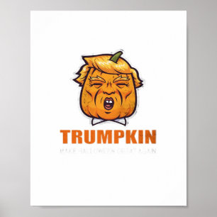 Usa Trumpkin Make Halloween Great Again Costume Cl Poster