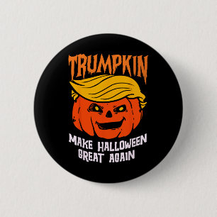 Usa Trumpkin Make Halloween Great Again Funny 6 Cm Round Badge