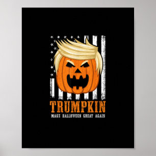 Usa Trumpkin Make Halloween Great Again Funny Poster