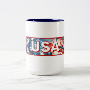 USA Two-Tone COFFEE MUG