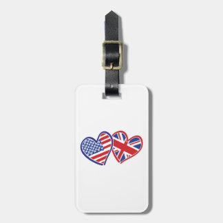 USA---UK-Love Luggage Tag