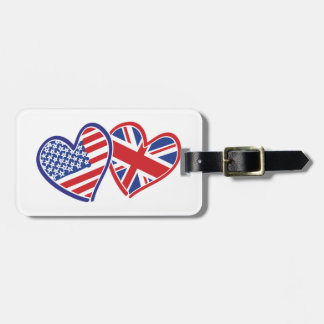 USA---UK-Love Luggage Tag