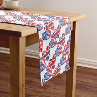 USA---UK-Love Short Table Runner