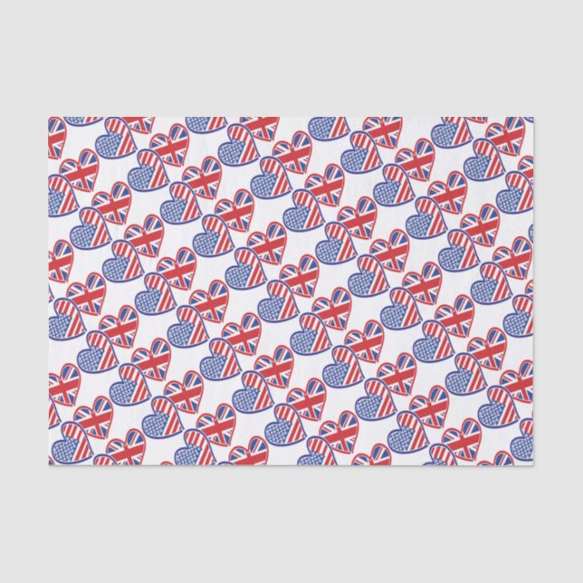 USA---UK-Love Tissue Paper (Front)