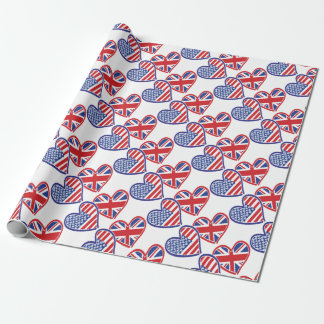 USA---UK-Love Wrapping Paper
