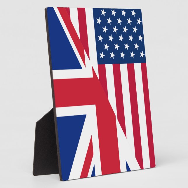 usa uk plaque (Side)