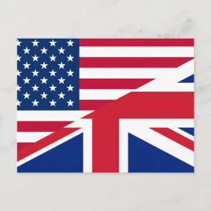 usa uk postcard