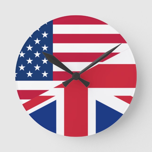 usa uk round clock (Front)