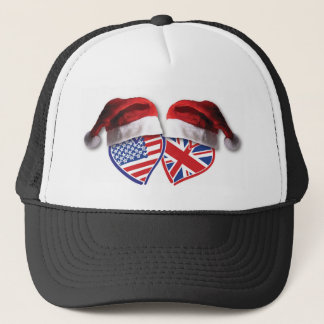 USA-UK-Santa-Hats Trucker Hat
