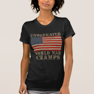 USA, Undefeated World War Champions T-Shirt
