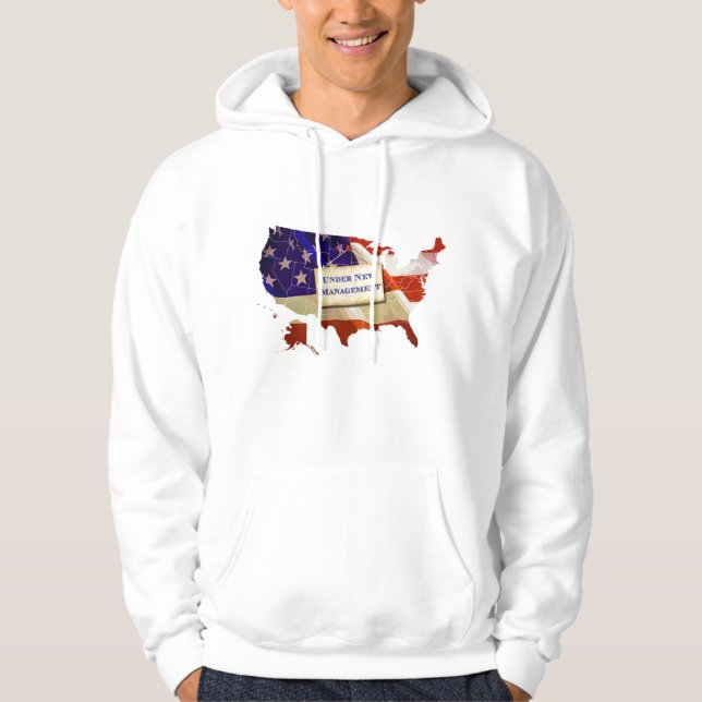 USA: Under New Management Hoodie (Front)