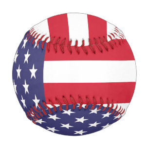USA United States American Flag Baseball