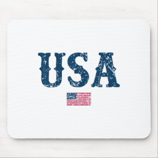 Usa United States Of America American Flag July 4t Mouse Mat