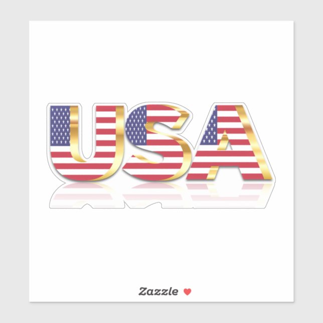 USA - United States of America - Flag - Patriotic  (Sheet)