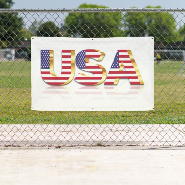 USA - United States of America - Flag - Patriotic  Banner (Insitu)