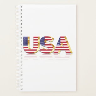 USA - United States of America - Flag - Patriotic Planner
