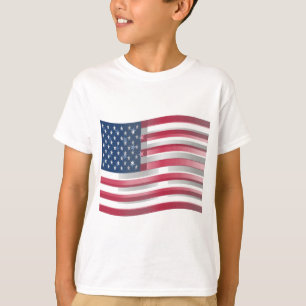 USA Unites: Stripes & Stars in Bold Design T-Shirt