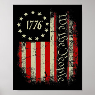 Usa Us Flag Patriotic 4th Of July America Poster