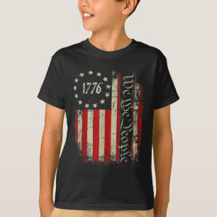 Usa Us Flag Patriotic 4th Of July America T-Shirt