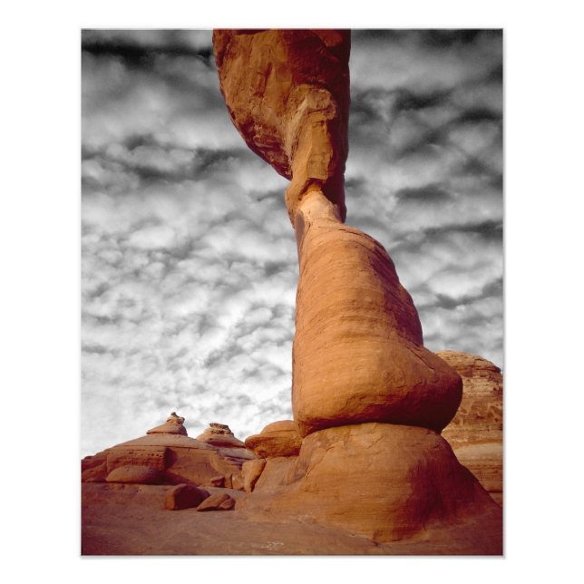 USA, Utah, Arches National Park. Portion of Photo Print (Front)