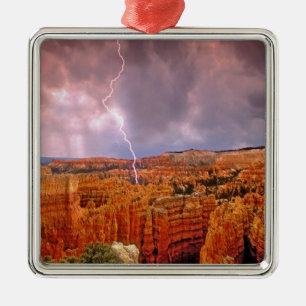 USA, Utah, Bryce Canyon National Park. Metal Tree Decoration