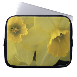 USA, Utah, Cache Valley Daffodils Laptop Sleeve