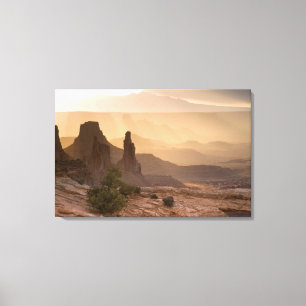 USA; Utah; Canyonlands National Park. View of Canvas Print