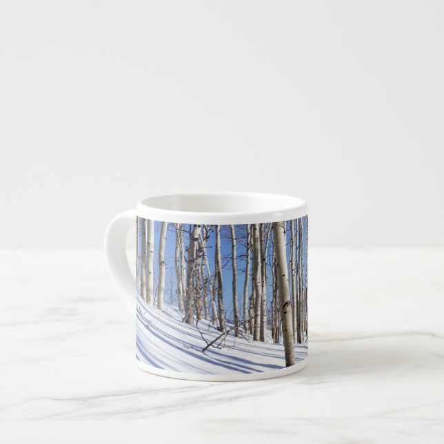 USA, Utah, Dixie National Forest, Aspen Grove Espresso Cup (Front Left)